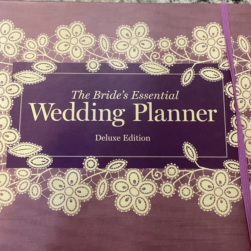 Purple Wedding Planner with Floral Design